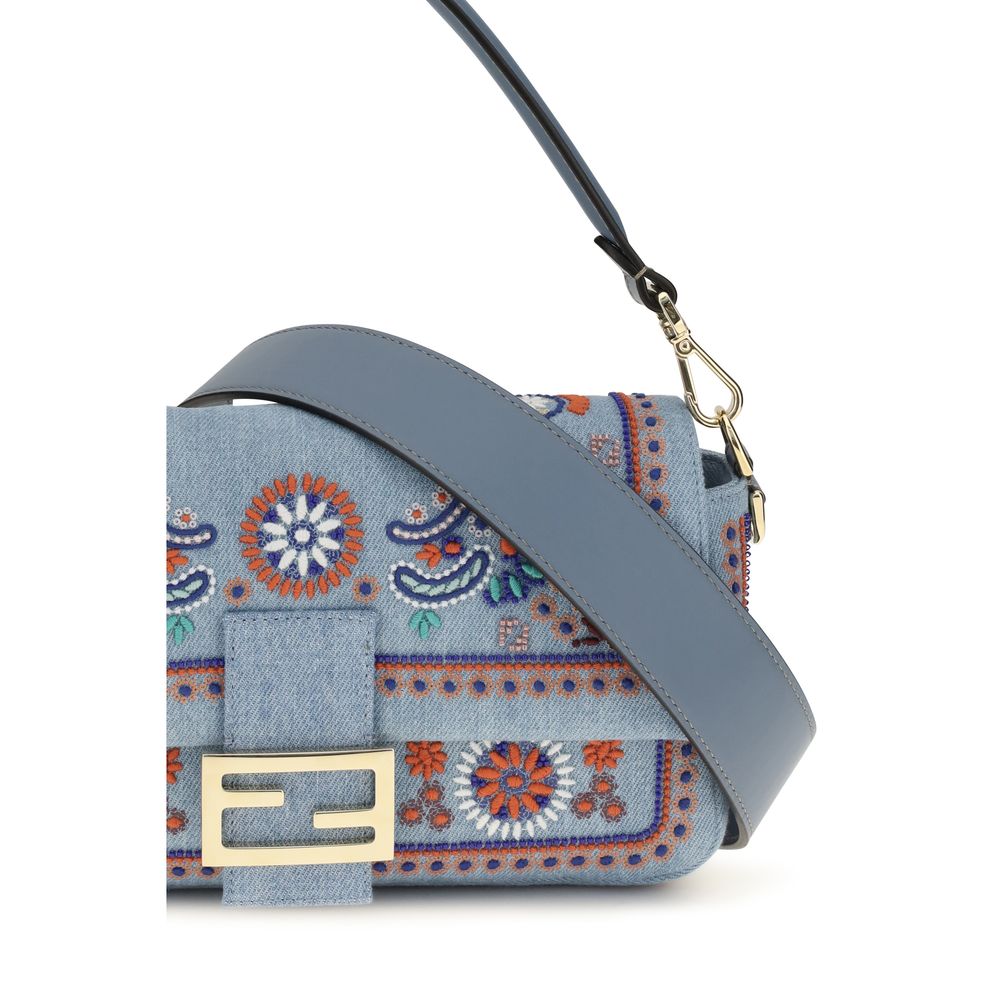 Borsa a tracolla in denim