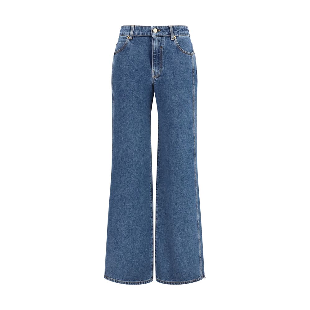 Wide leg jeans