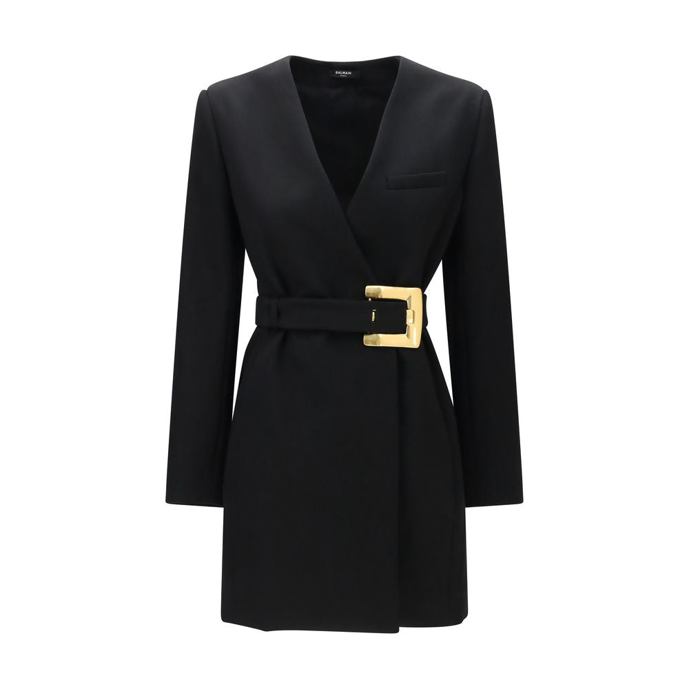 Belted blazer