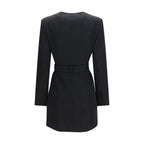 Belted blazer
