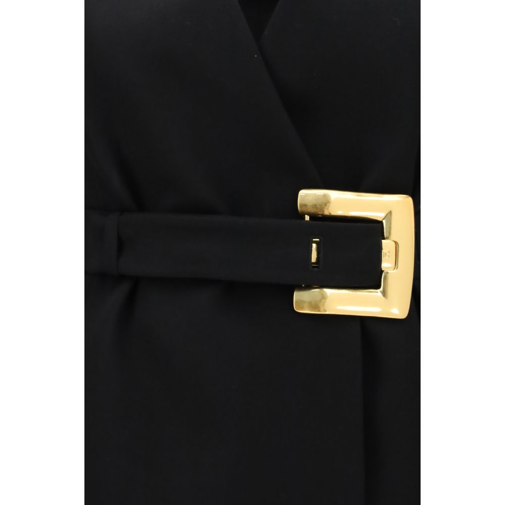 Belted blazer