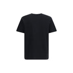 T-shirt in cotone con logo ricamato