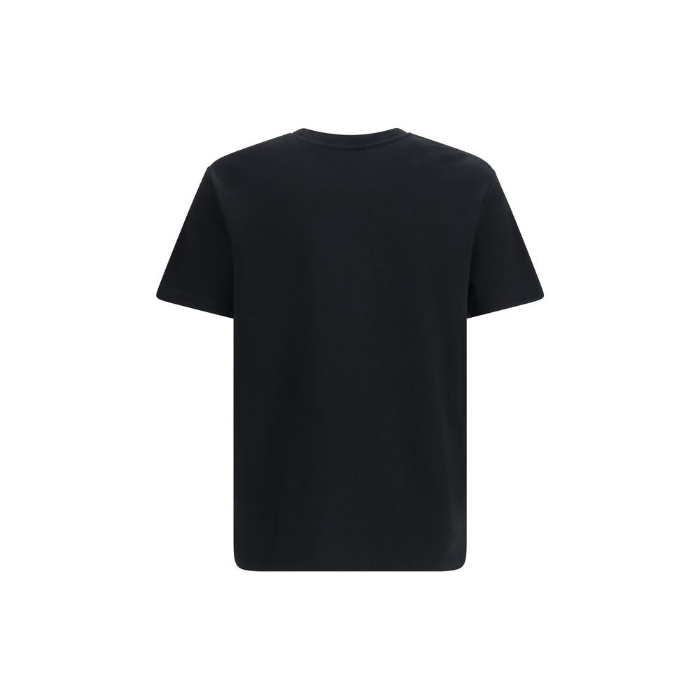 T-shirt in cotone con logo ricamato