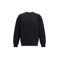 Felpa in cotone con logo ricamato