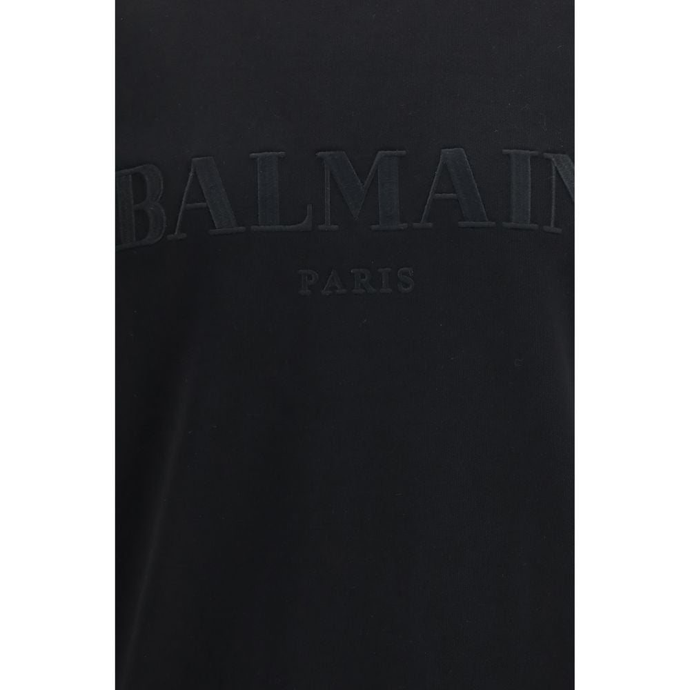 Felpa in cotone con logo ricamato