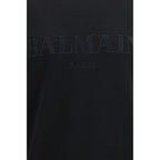 Felpa in cotone con logo ricamato