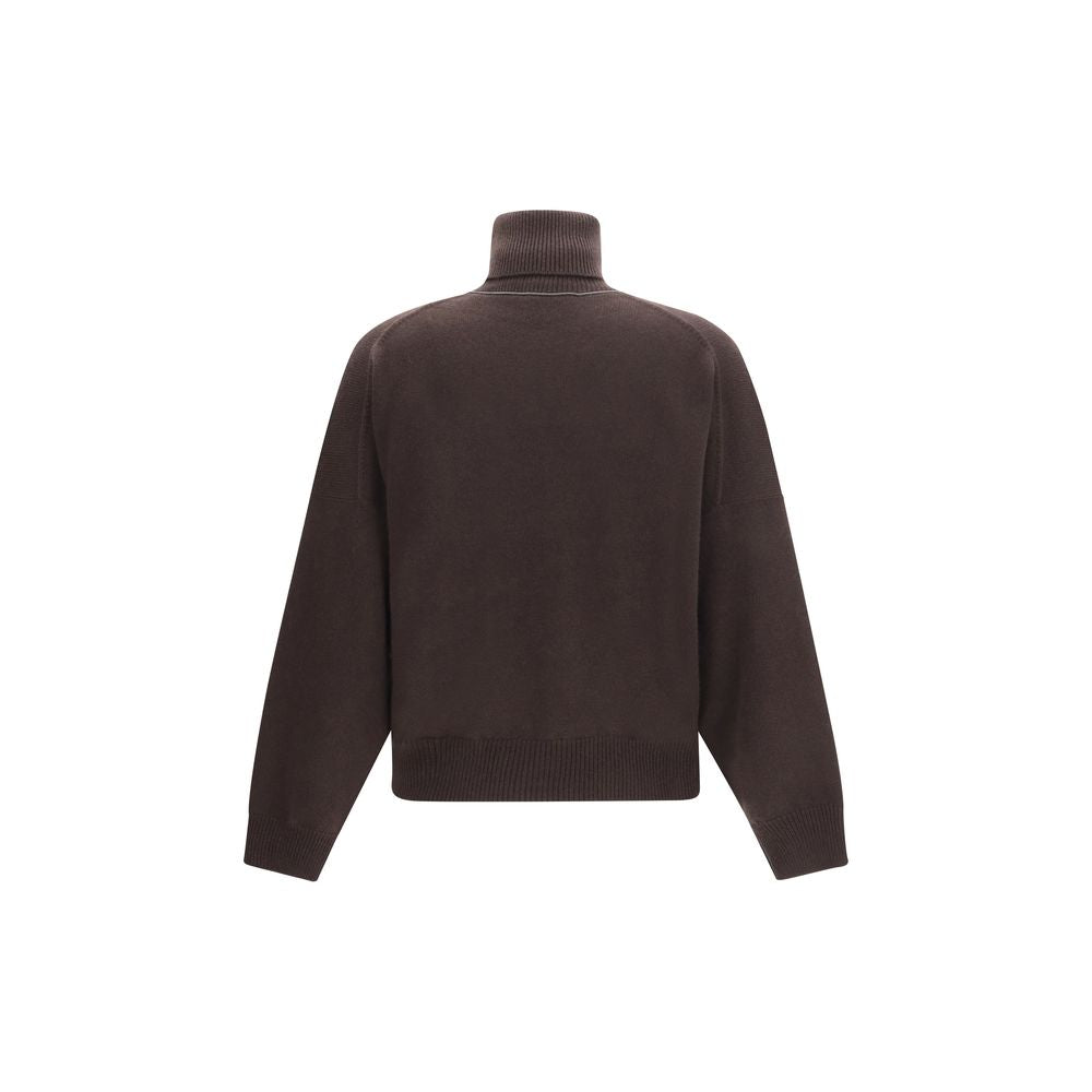 Maglione a collo alto in cashmere