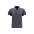 Polo in lana e seta con motivo GG