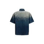 Camicia in denim con logo