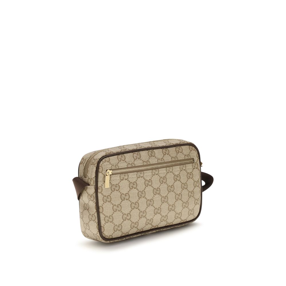 Borsa a spalla GG con banda Web