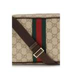 Borsa a spalla GG con banda Web