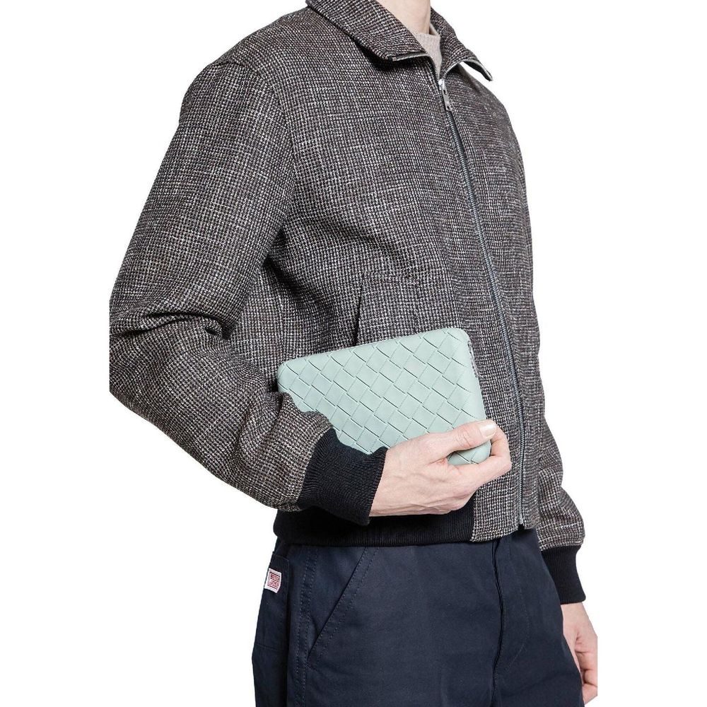 Pochette con effetto intrecciato