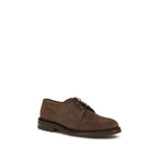 Scarpe stringate in suede