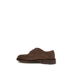 Scarpe stringate in suede