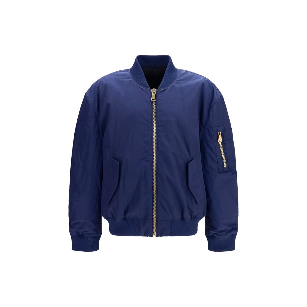 Nylon bomber jacket