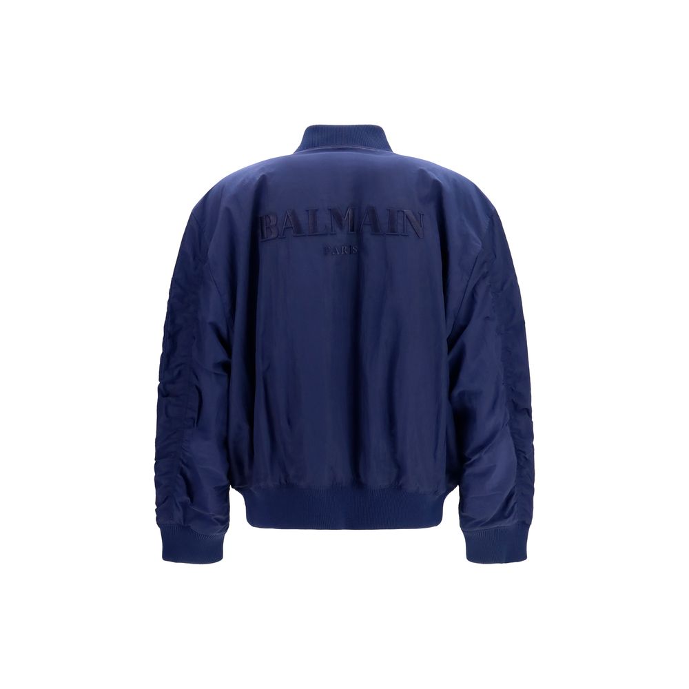 Nylon bomber jacket