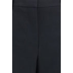 Pantaloni plissettati a gamba ampia