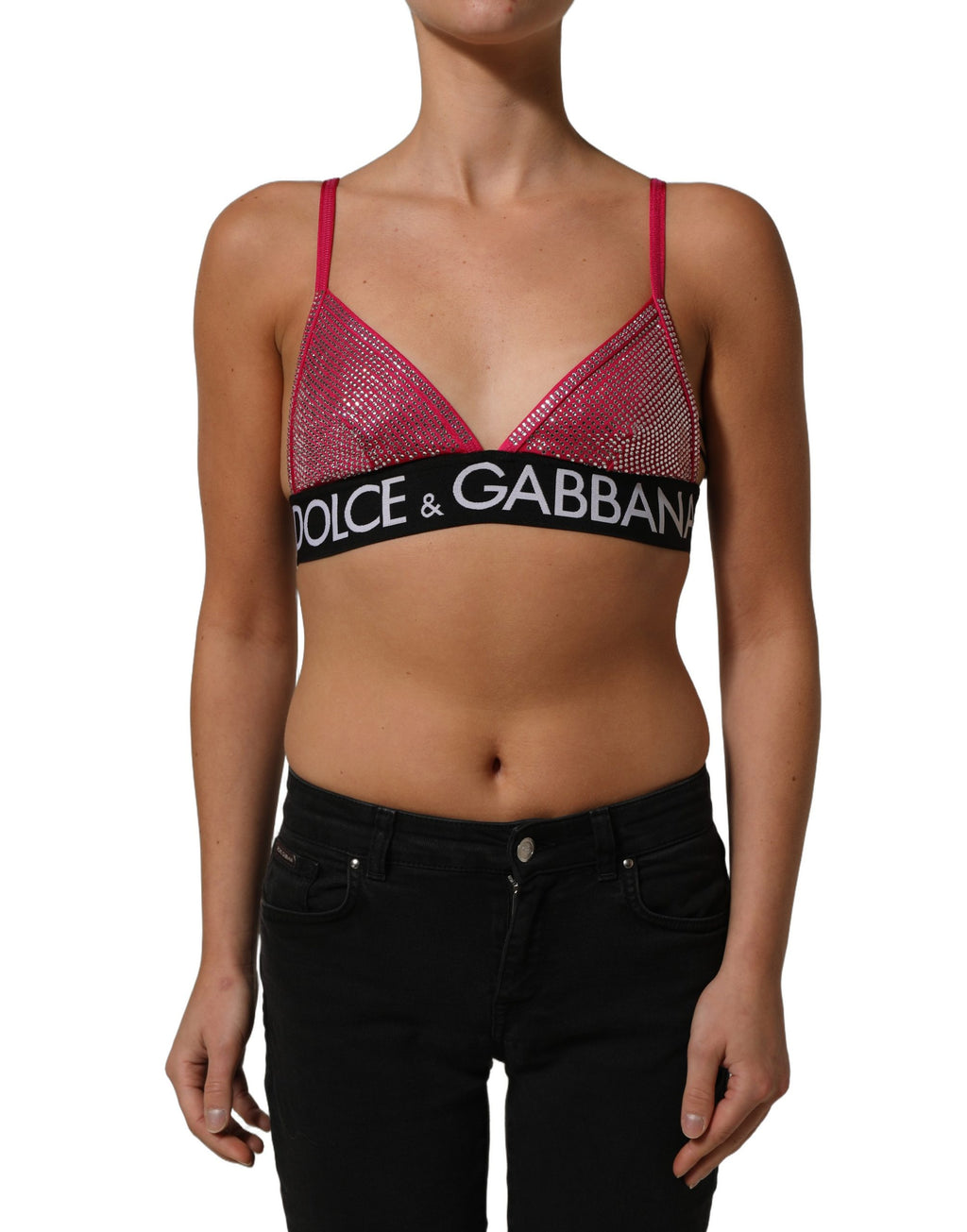Pink crop top