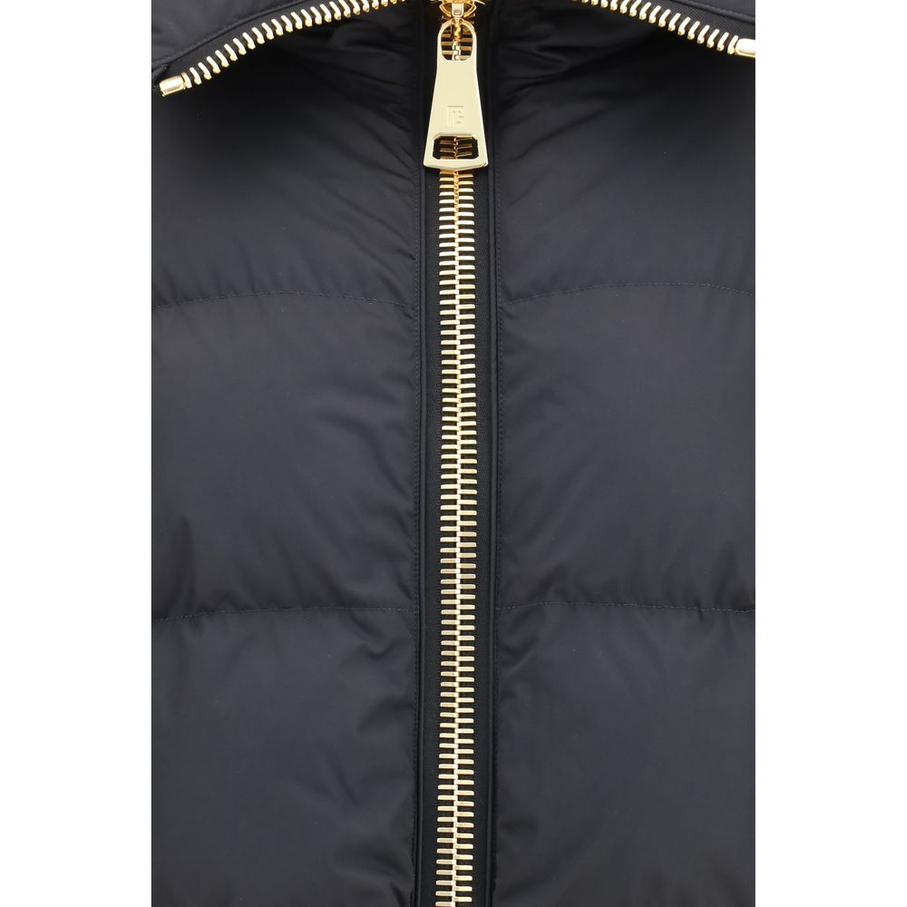 High-neck padded jacket