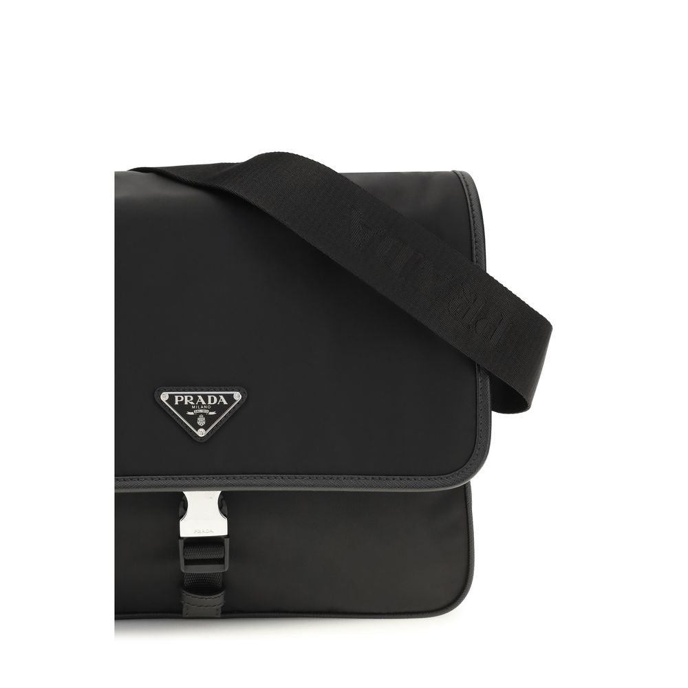 Borsa a spalla in Re-Nylon