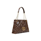 Large brown bag with logo