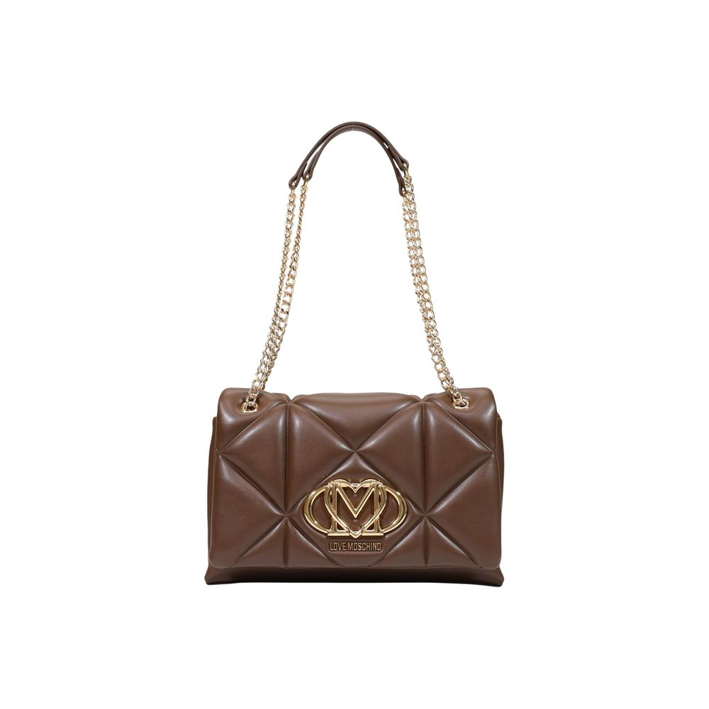 Gold chain shoulder bag