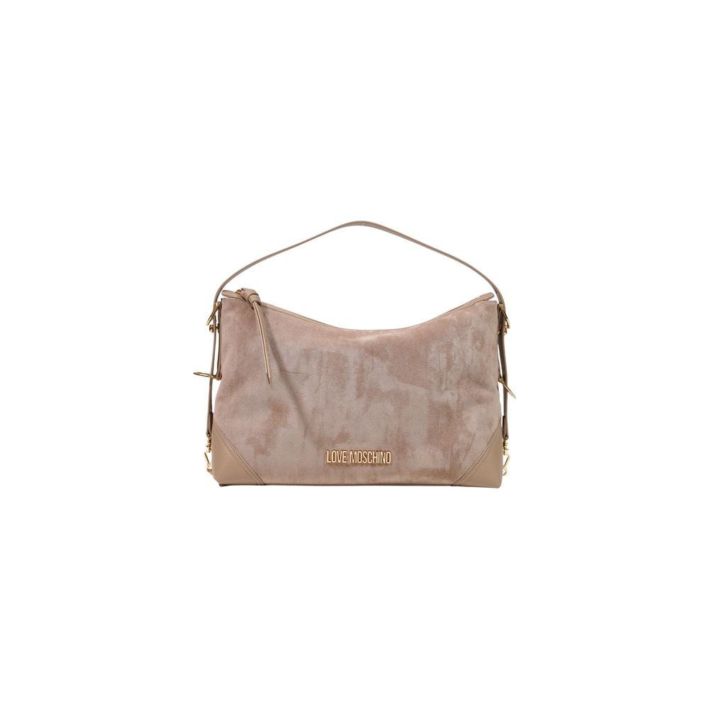 Borsa con texture vellutata
