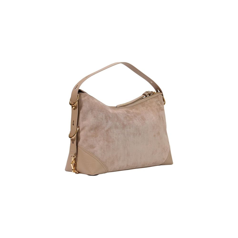 Borsa con texture vellutata