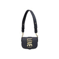 Black crossbody bag with LOVE logo