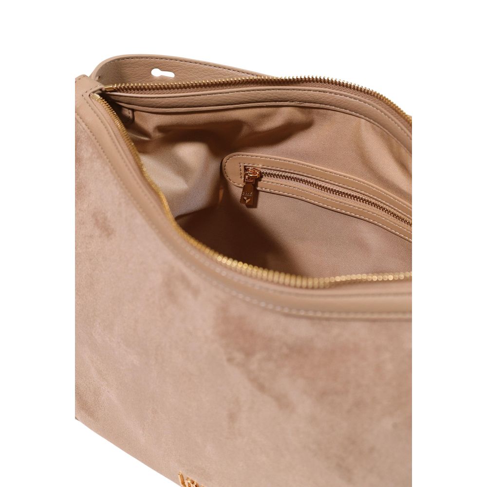 Borsa con texture vellutata