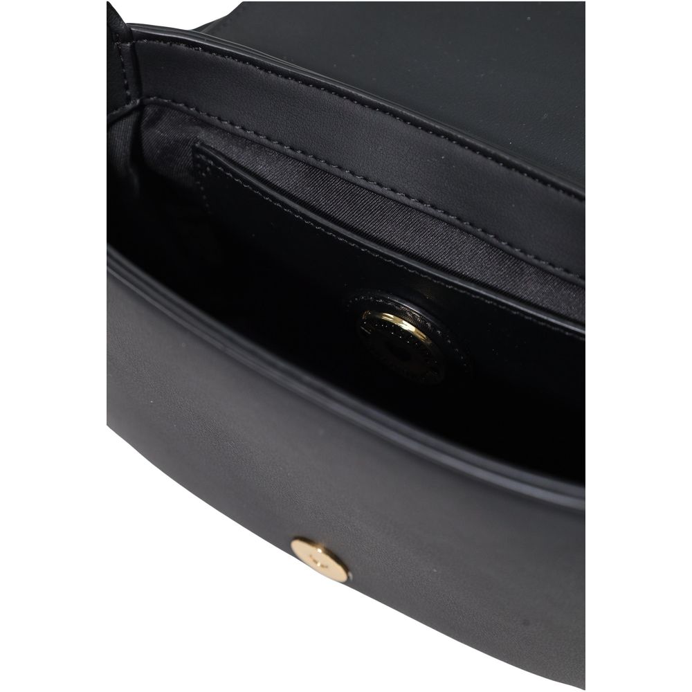 Borsa a tracolla nera con logo LOVE