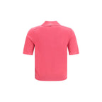 Polo in lana con dettagli Check