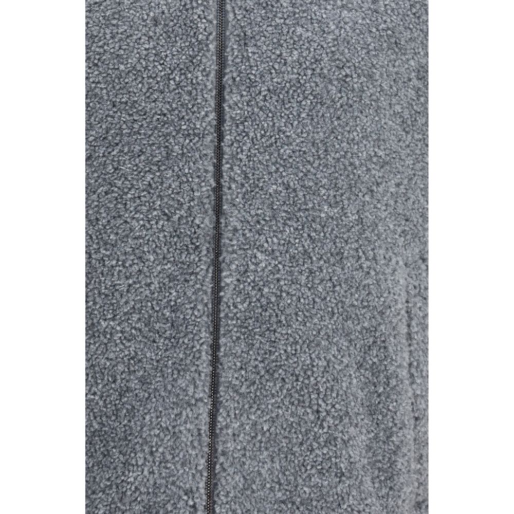 Jacket with a teddy-effect