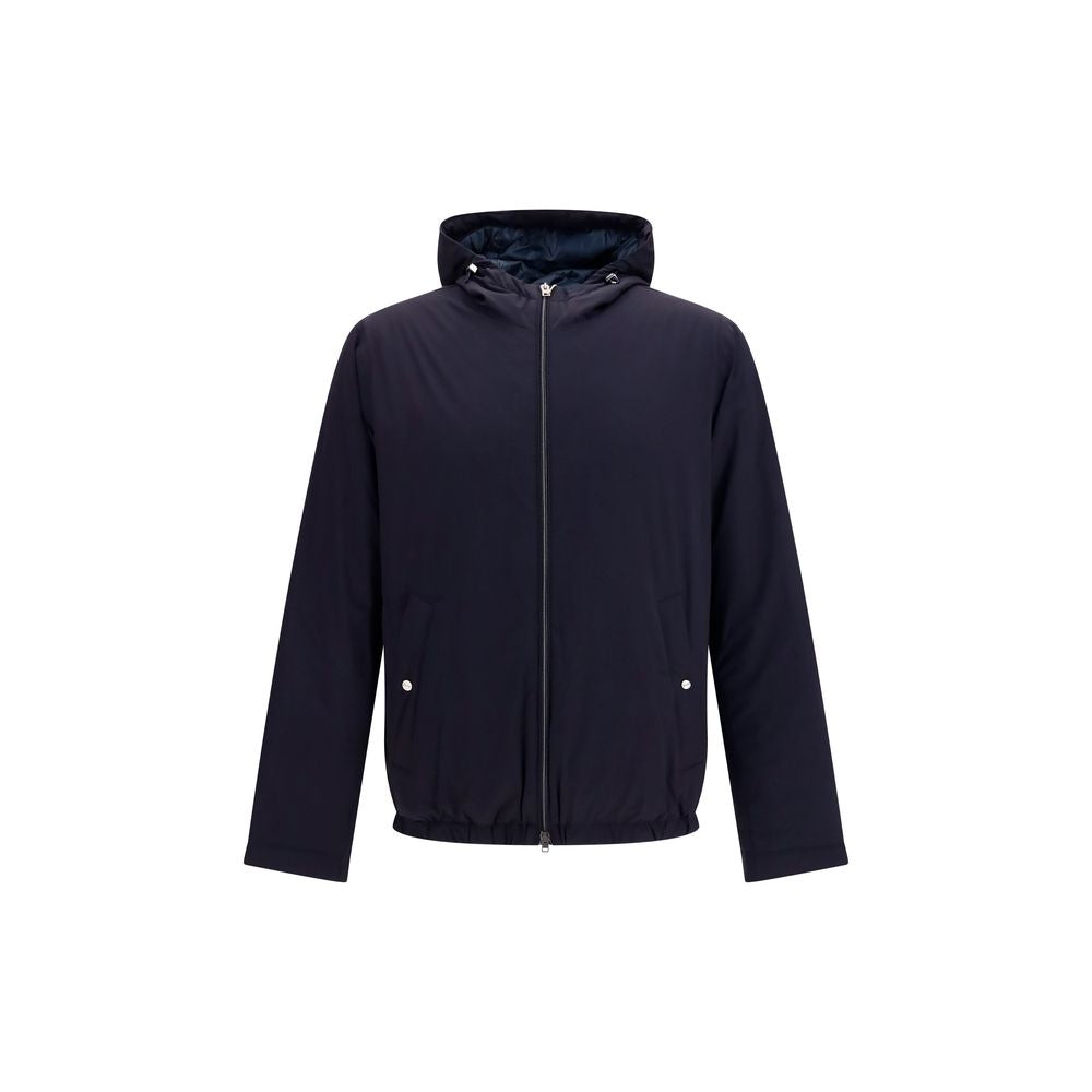 Hooded zip-up jacket