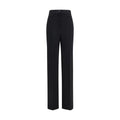 Wool flared trousers