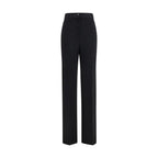 Wool flared trousers