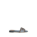 FF denim sandals