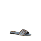 FF denim sandals