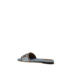 FF denim sandals