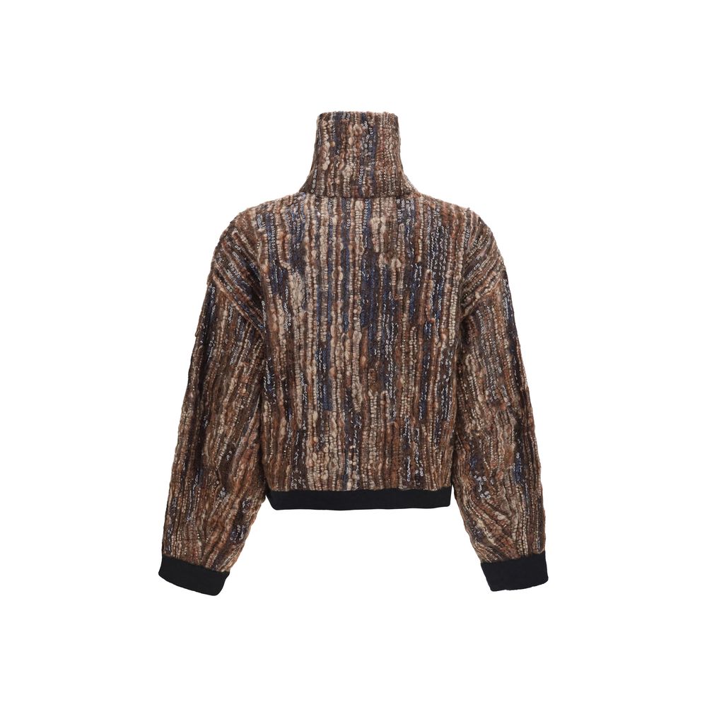 Zip-up cardigan