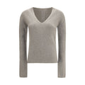 Maglione con scollo a V in cashmere