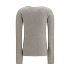 Maglione con scollo a V in cashmere