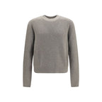 Maglione girocollo in misto cashmere