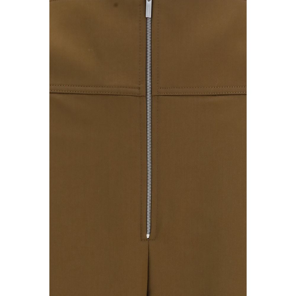 Zip-front balloon fit trousers