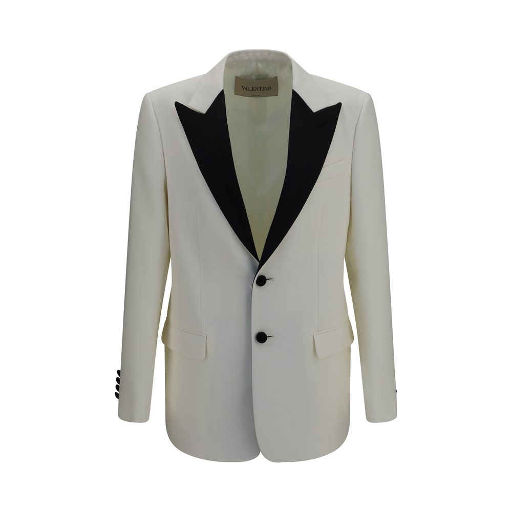 Giacca in lana bicolore