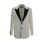 Giacca in lana bicolore