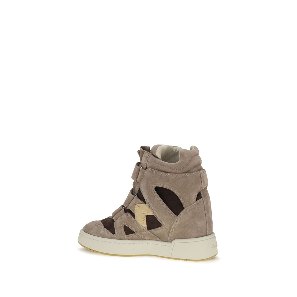 Leather sneakers