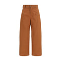 Cotton canvas trousers