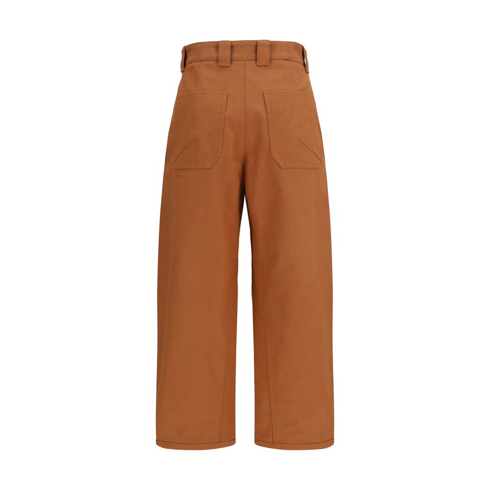 Cotton canvas trousers