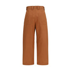 Cotton canvas trousers